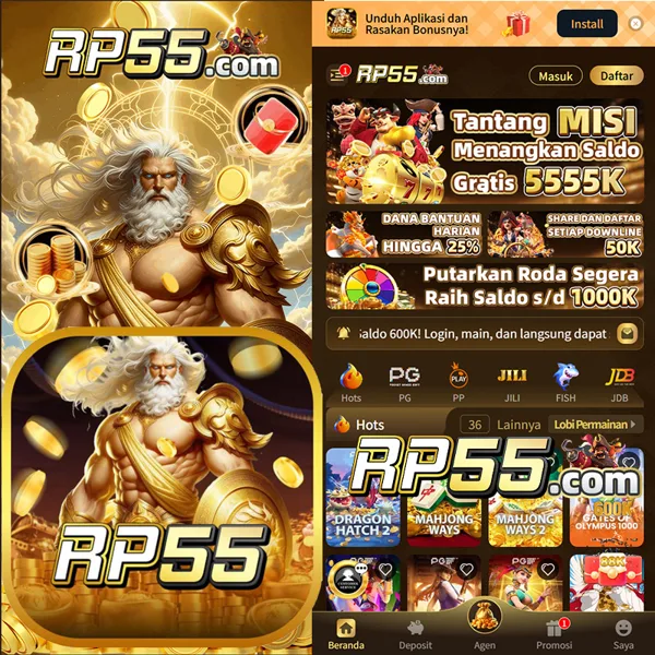 RP55 Bonus Member Baru 100%